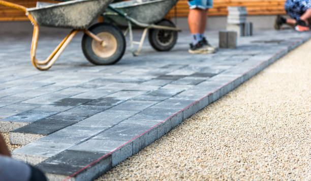 Permeable Paver Driveway in Trappe, MD